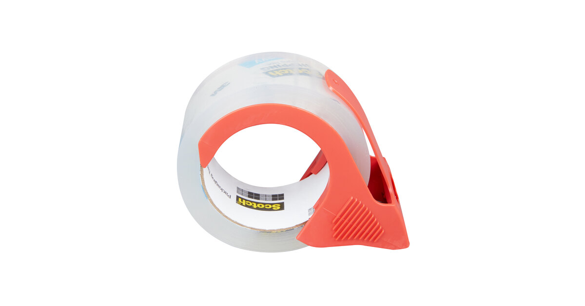 Scotch Heavy Duty Packing Tape With Dispenser, 1.88" X 54.6 Yds., Clear, 4/ Pack (3850-4RD - View #9