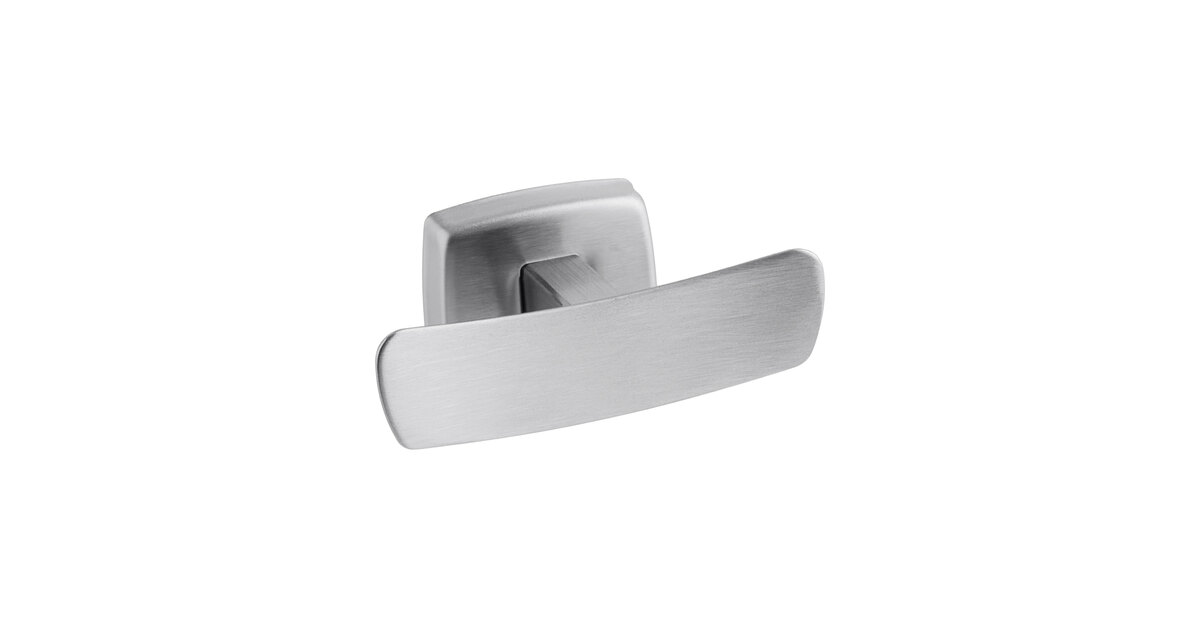 Bobrick B-76727 Satin Finish Stainless Steel Double Robe Hook