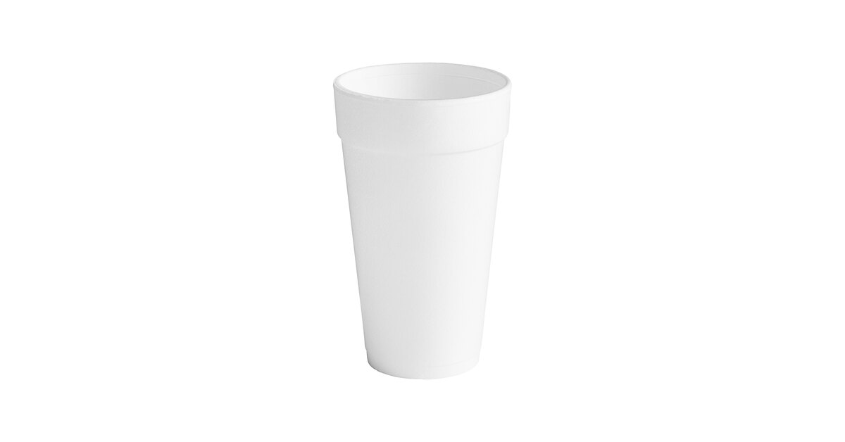 20 oz Foam Cup - White - Hi-Speed #H-S20