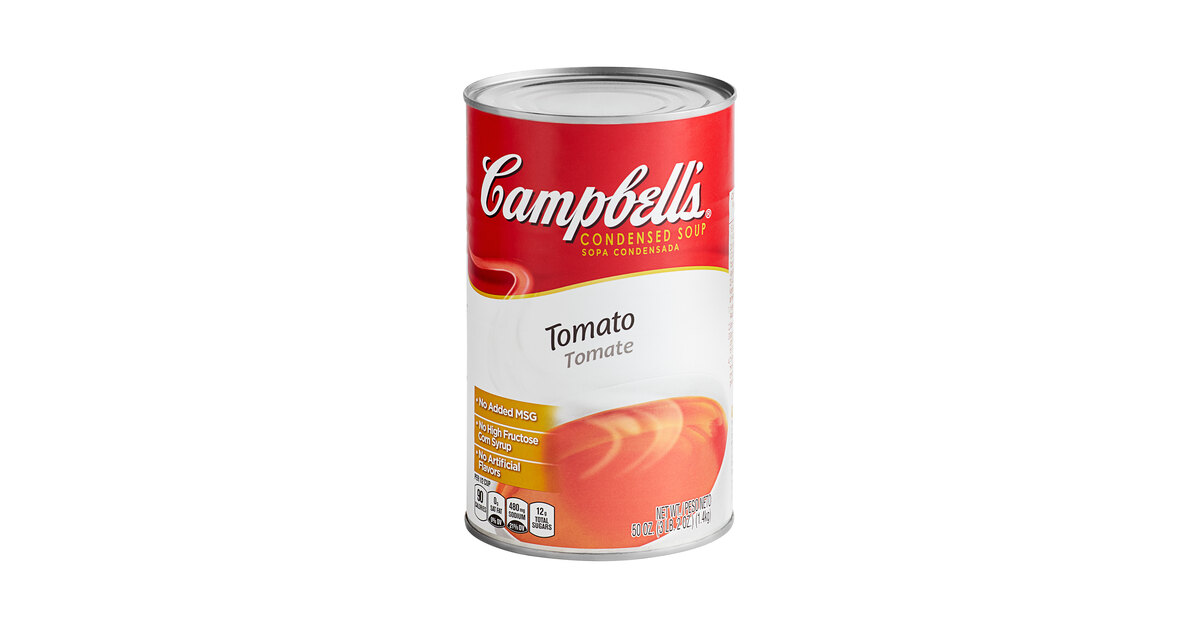Campbell's Condensed Tomato Soup 50 oz. Can - 12/Case