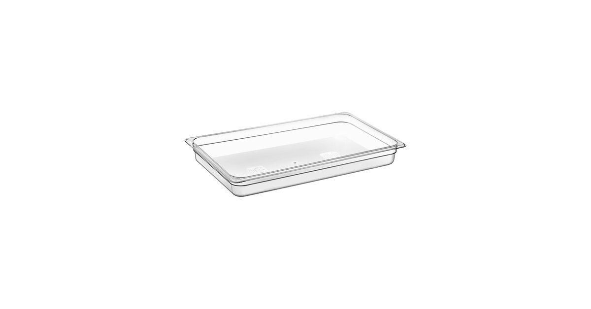 Polycarbonate Gastronorm Tray GN 1/1 H. 100 mm Polycarbonate Gastronorm Tray GN 1/1 H. 100 mm