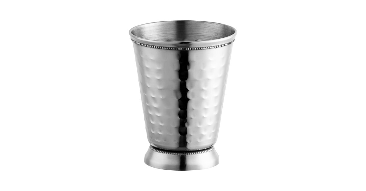 その他 Silver cup 100g Acopa Alchemy 16 oz. Hammered Stainless Steel Mint Julep Cup with