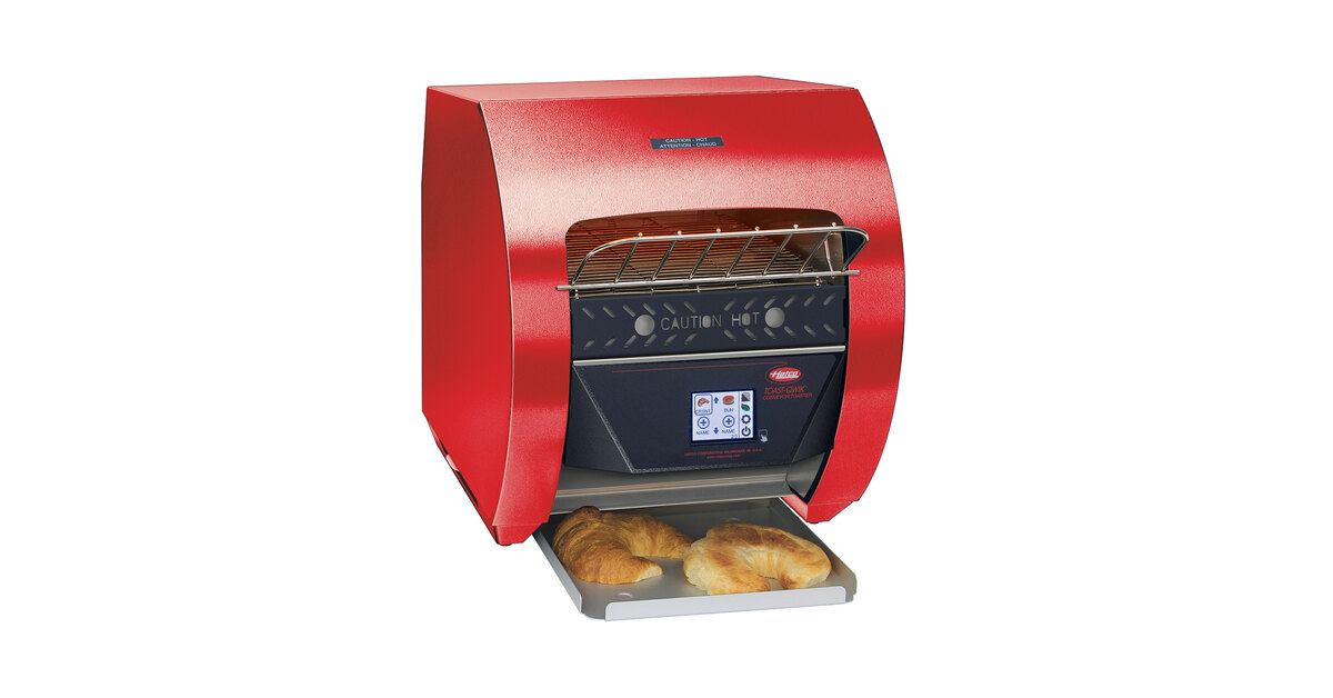 Hatco TQ3-400 Toast-Qwik Red Conveyor Toaster with 2