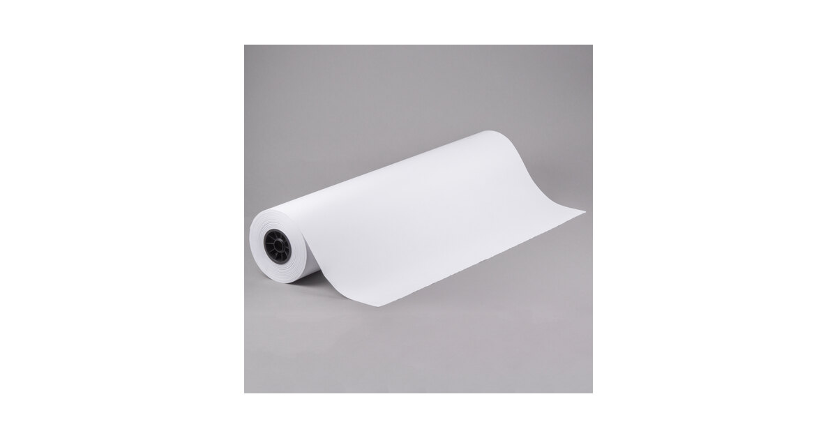 40# White Butcher Paper Roll (36'') - WebstaurantStore