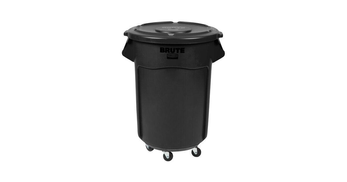 Rubbermaid Black Plastic Twist On Conversion Dolly For Up To 55 gal BRUTE®  Trash Receptacles