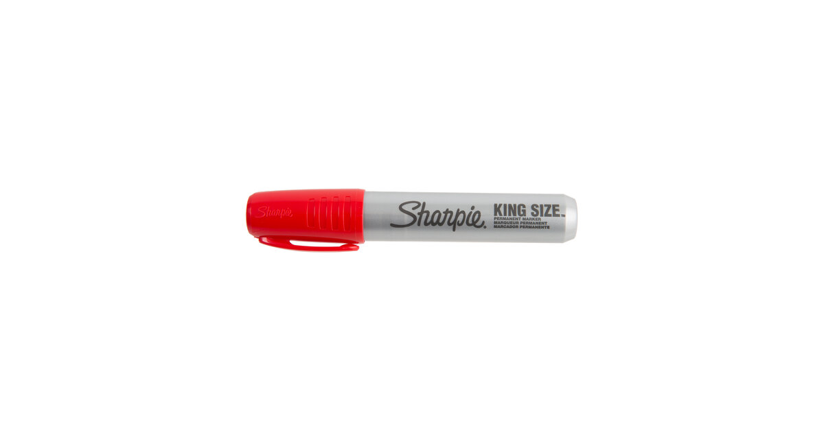 Red Sharpie? Chisel Tip Markers - 12 PER CASE-w.2-MK411RD