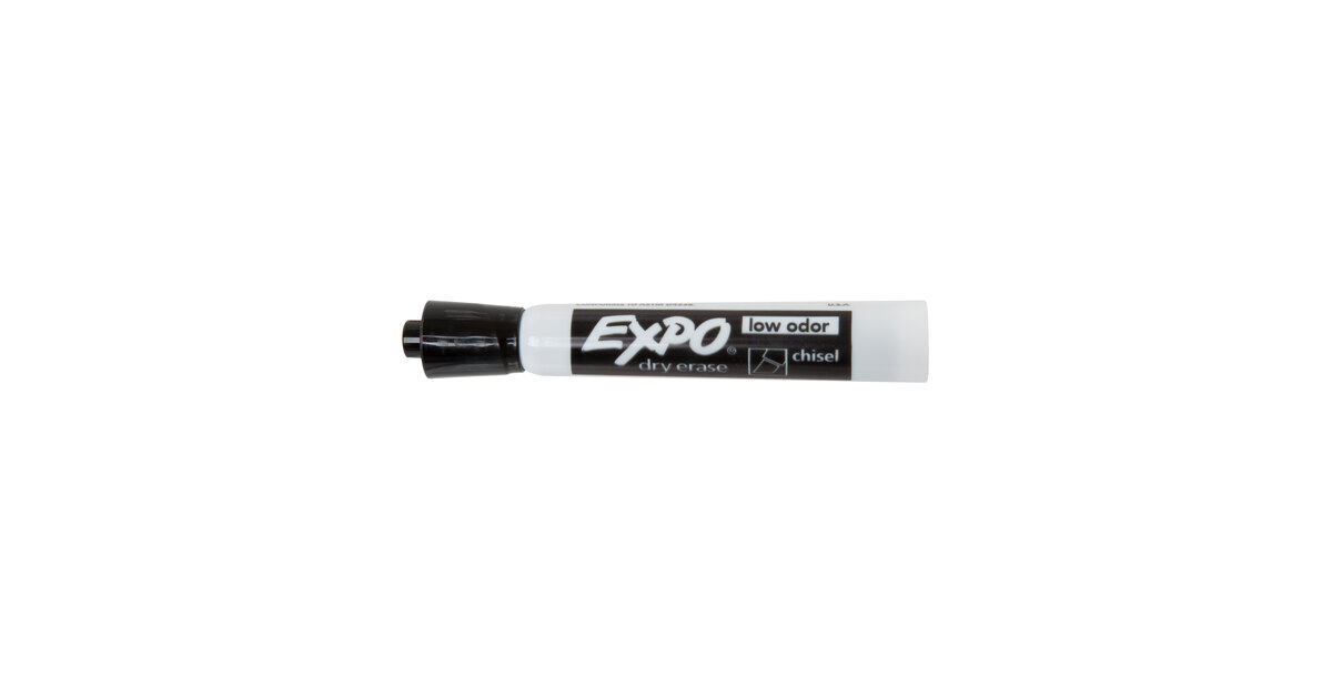 Black Pack of 36 for sale online Expo 1920940 Dry-Erase Markers with Chisel-Tip 