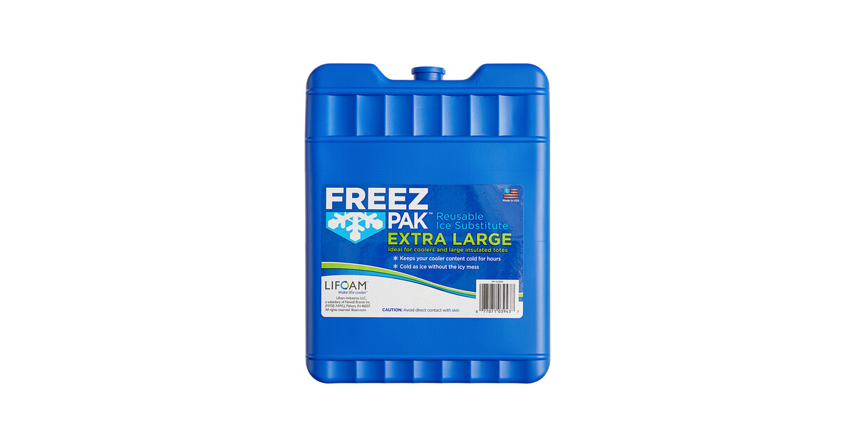 Large Ice Packs For Coolers and Ice Chest by Portion/Perfect - 20 Minute  Quick Freeze Long Lasting Freezer Packs - Slim, Sealed and Reusable Ice