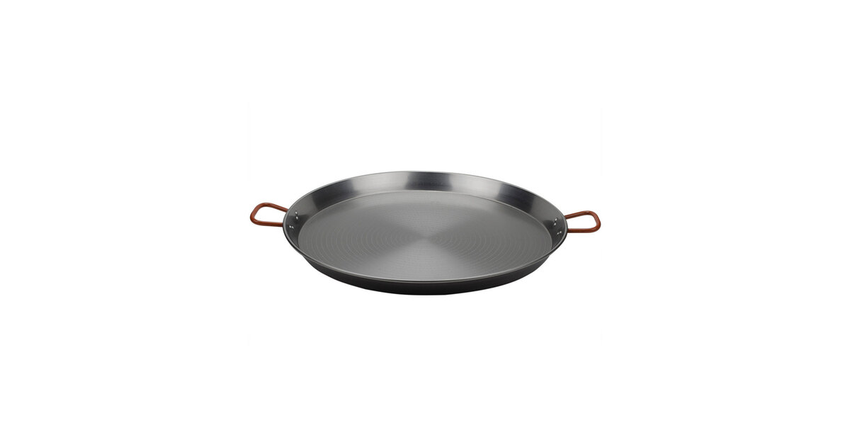 Vigor 8 Polished Carbon Steel Paella Pan
