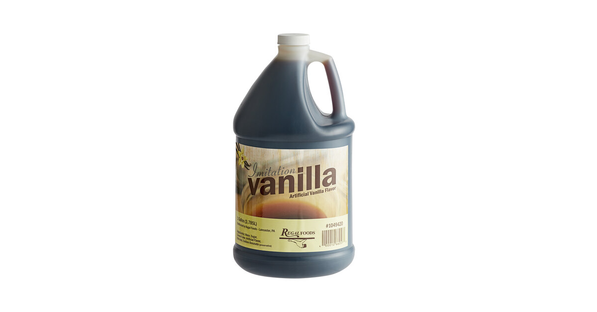 Imitation Vanilla Extract Bottle