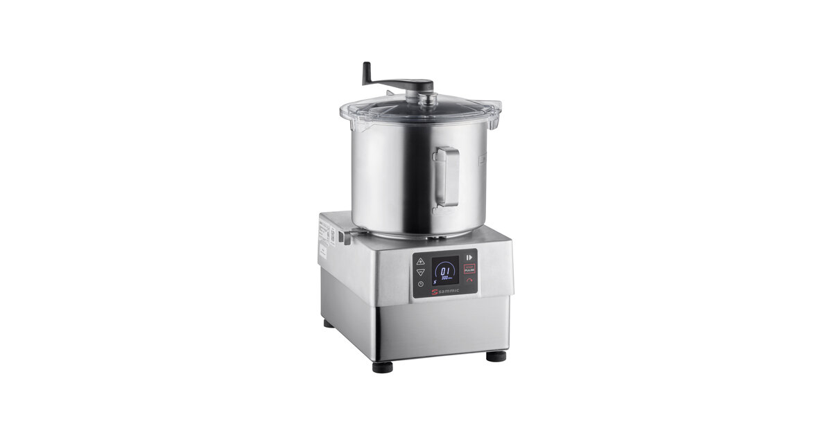 Sammic KE-8V Variable-Speed 8.5 Qt. Stainless Steel Batch Bowl