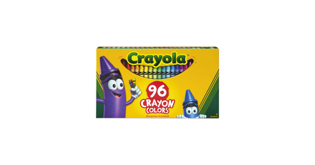 Crayola Buntstift Färbung Set 96 Teile Mit Anspitzer 520096 