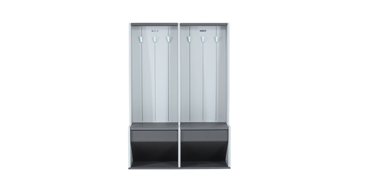 Lifetime 60226 Outdoor Double Locker with Storage Benches