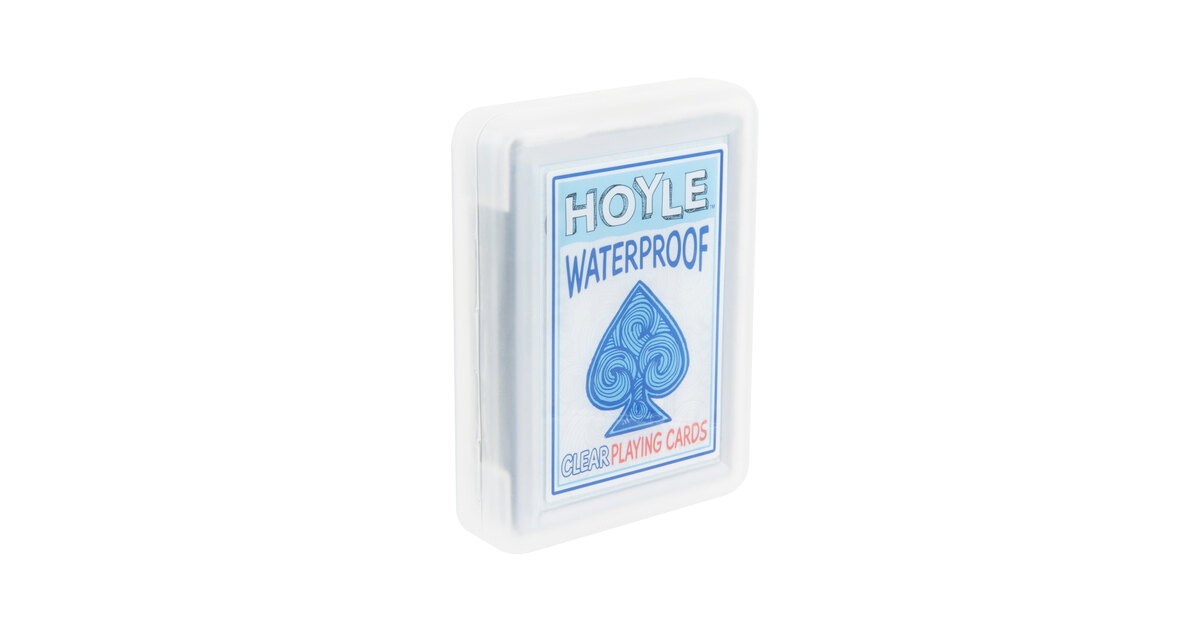 2 Decks of Cards Waterproof Plastic Poker Set w/ Case Box