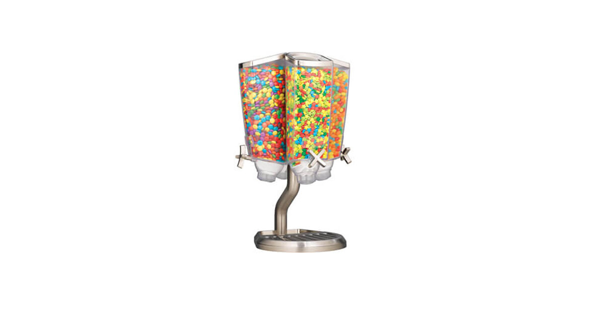 Rosseto EZP2760 EZ-PRO 3.8 Liter, 4 Canister Carousel Food Dispenser
