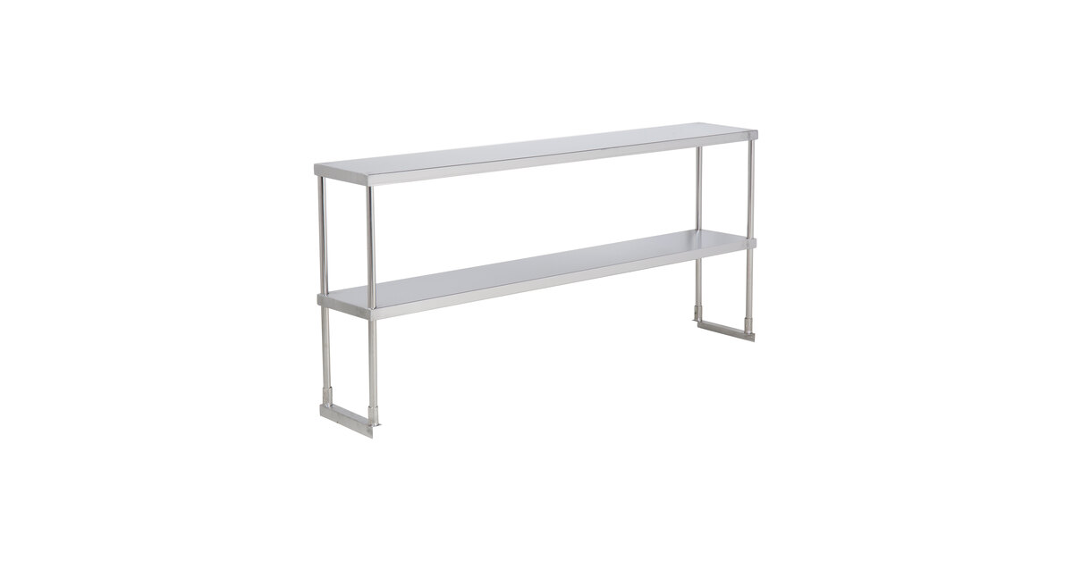 Avantco 178SSDOS7112 Stainless Steel Double Deck Overshelf - 12