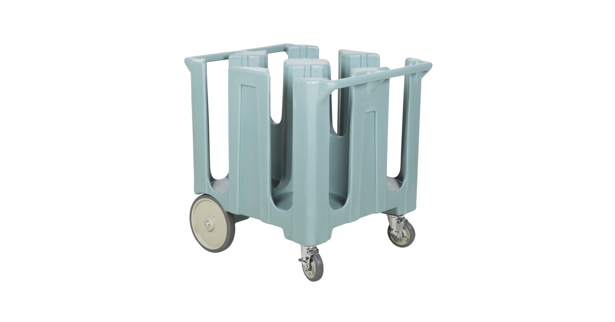 Cambro DC1225401 Poker Chip Slate Blue Dish Dolly / Caddy with