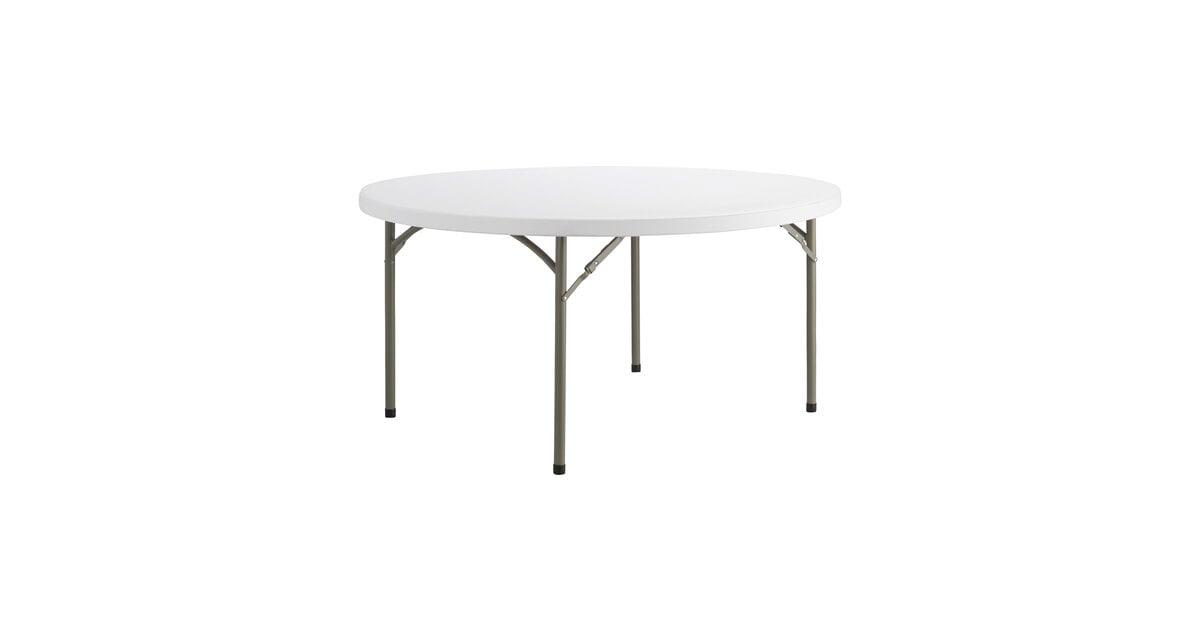 60 Round Folding Table Heavy Duty, Disposable Tablecloths For 60 Inch Round Tables