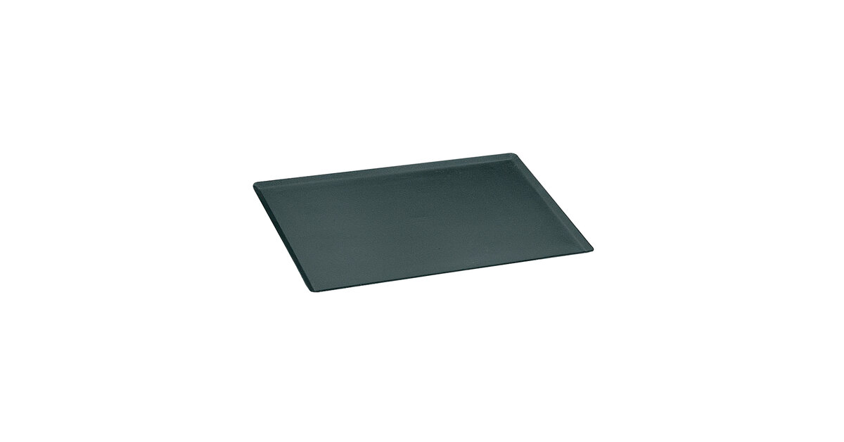 Matfer Bourgeat 310409 15 3/4 Black Carbon Steel Round Tapered Oven Sheet  / Pizza Pan