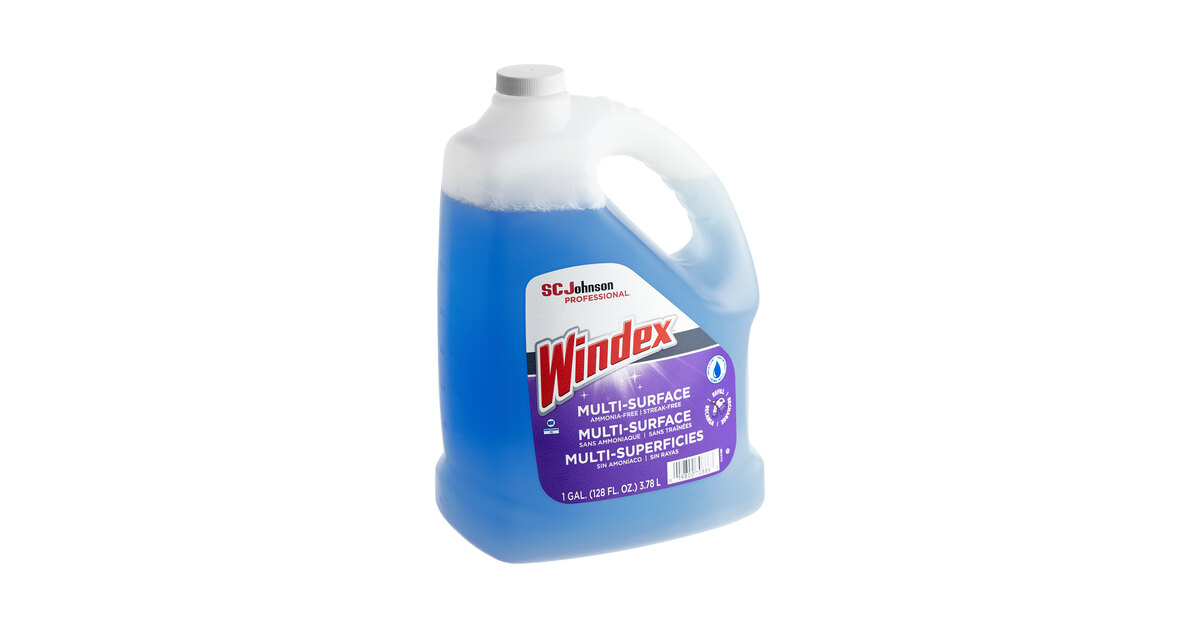 SC Johnson Windex® 697262 1 Gallon Non-Ammoniated Glass Cleaner