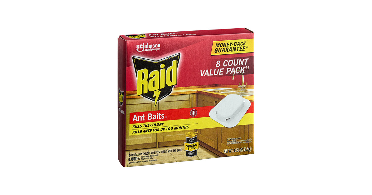 SC Johnson Raid® 308819 8-Count Ant Baits