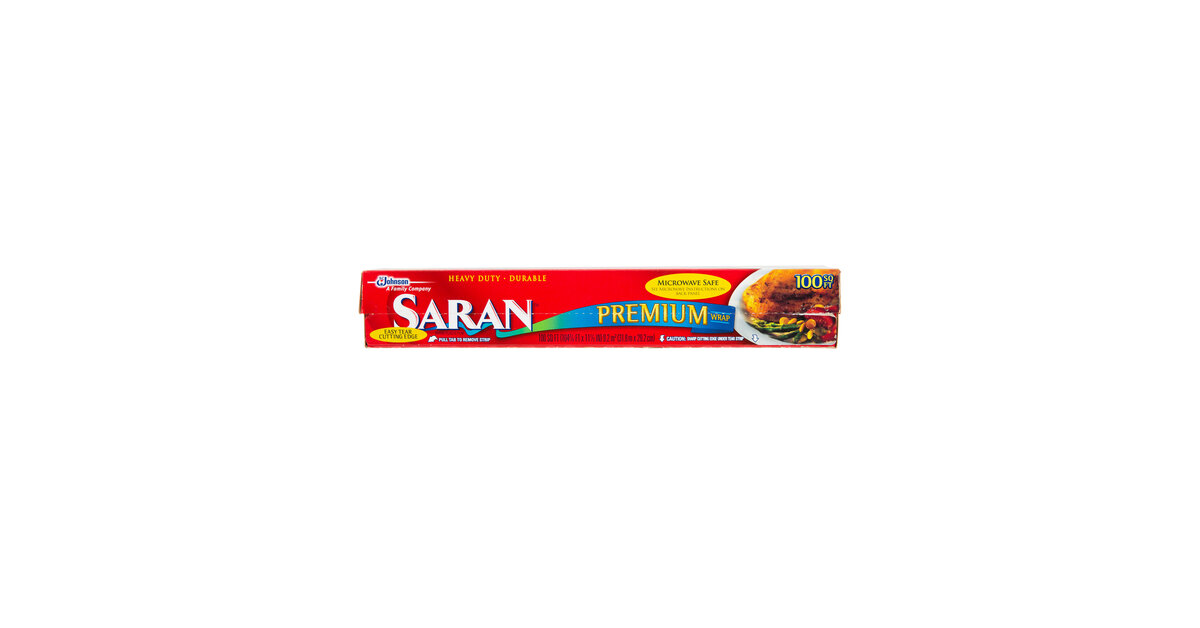 SC Johnson Saran™ 87077 Premium 100 Sq. Ft. Plastic Wrap