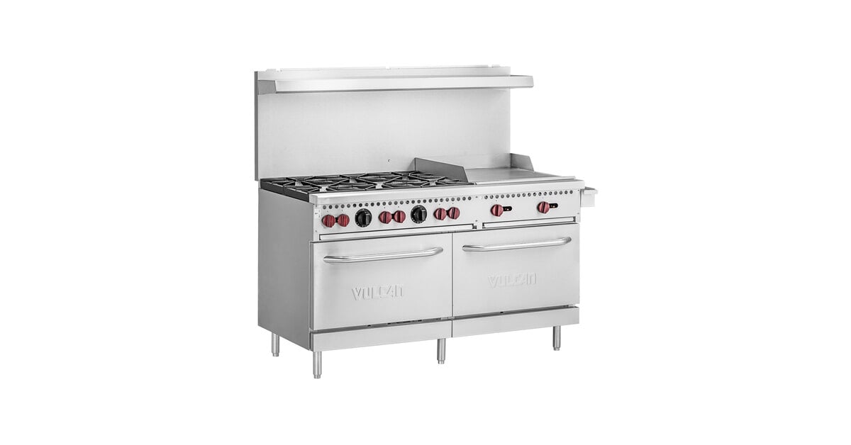 Vulcan SX60F-6B24GN SX Series Natural Gas 6 Burner 60