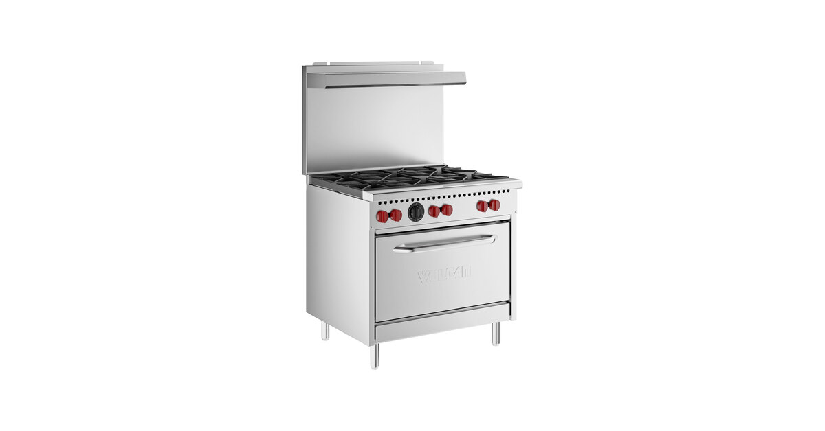 Vulcan SX36-6BP SX Series Liquid Propane 6 Burner 36