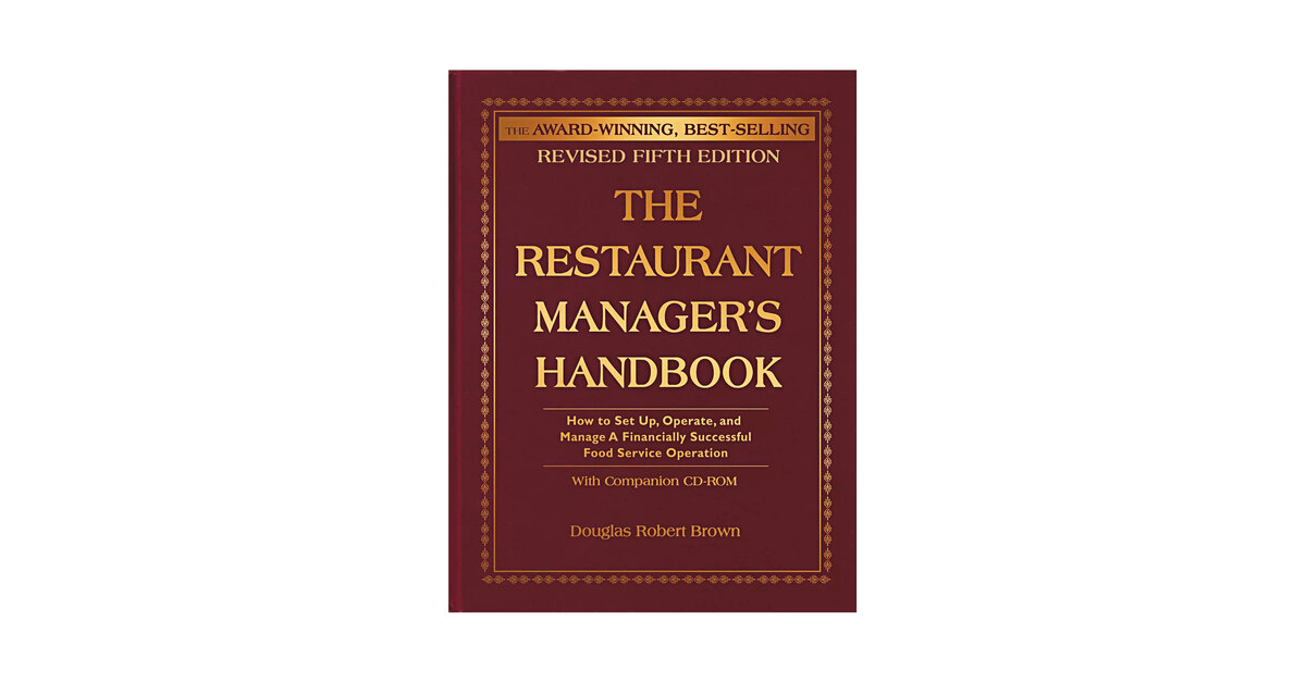 The Manager's Red Book - Restaurant Shift Management Cards, undated,  Pocket-Sized, 100 tri-fold Cards (F2287)