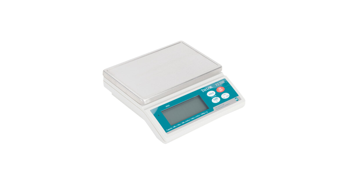 Taylor TE10C Commercial Digital Portion Control Scale