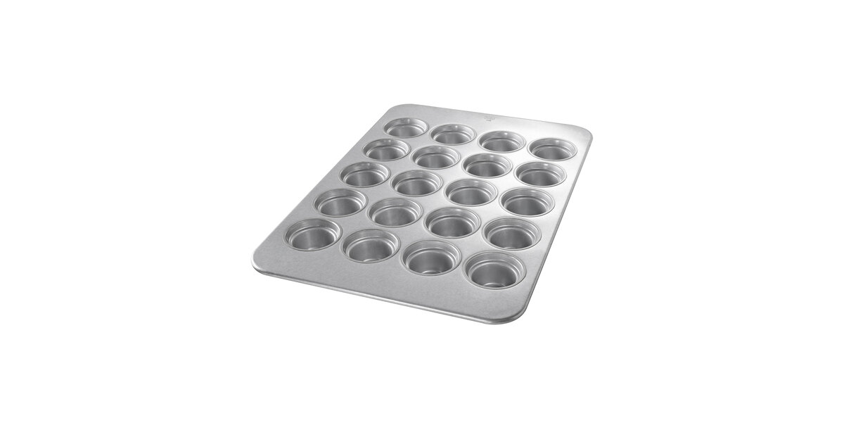 Chicago Metallic 44555 20 Cup 7.3 oz. Glazed Aluminized Steel