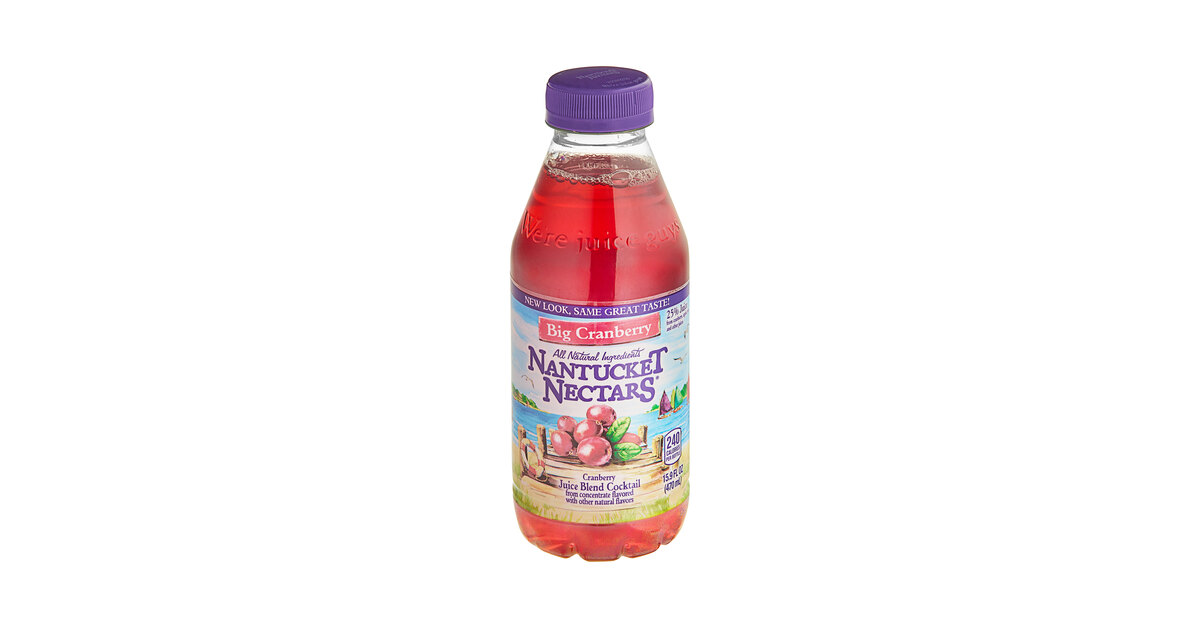 Nantucket Nectars 16 Big Cranberry Cocktail Juice Cocktail - Technical View