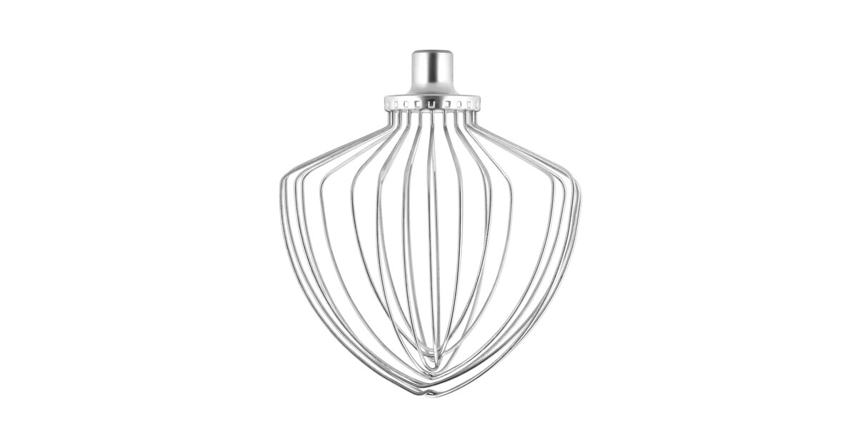 スタンドミキサー用 ワイヤーホイップ W10745196 KitchenAid KSMC7QEW Stainless Steel NSF Elliptical Wire Whip for