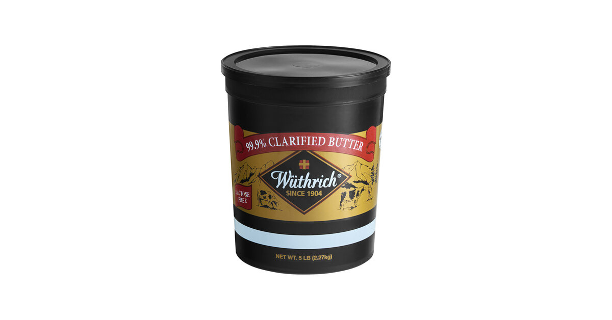 Wuthrich 5 Lb. 99.9% Clarified Butter