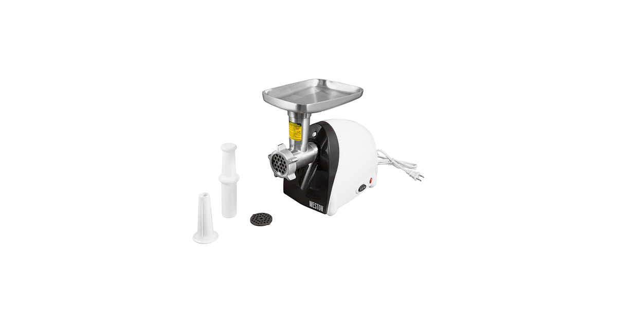 Weston 82-0301-W #5 Electric Meat Grinder.