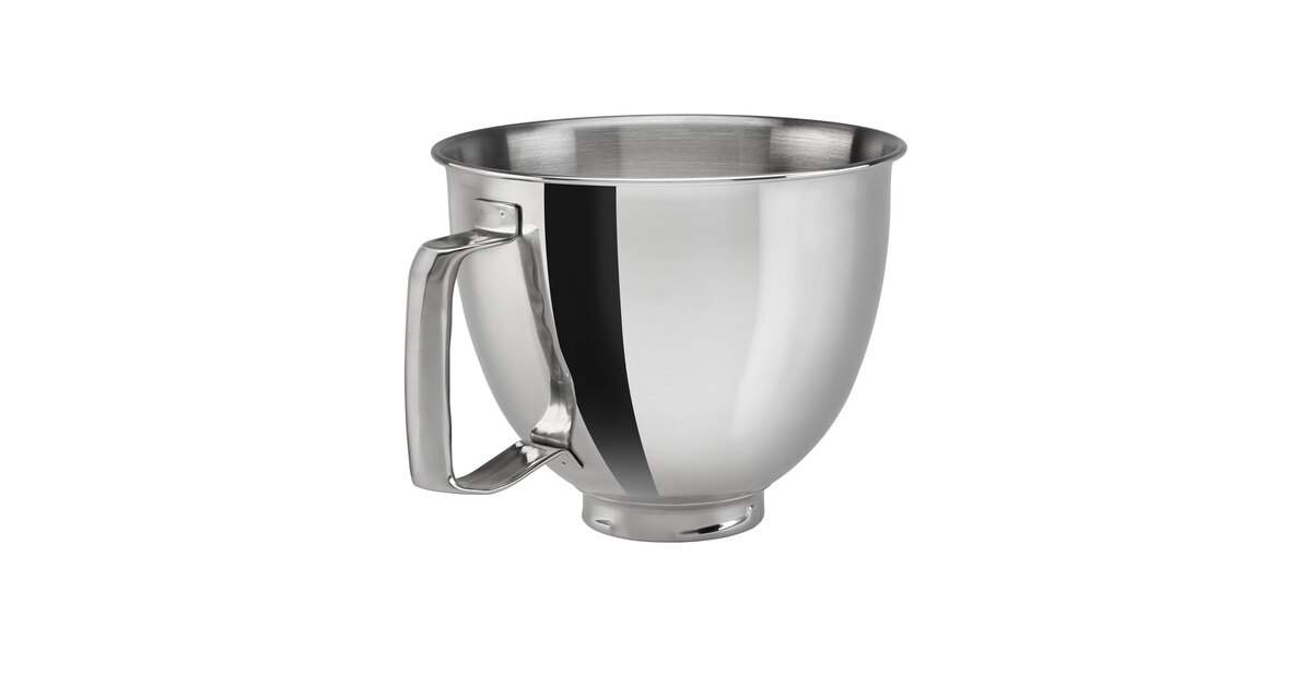 KitchenAid KSM35SSFP 3.5 Qt. Polished Stainless Steel Mixing Bowl