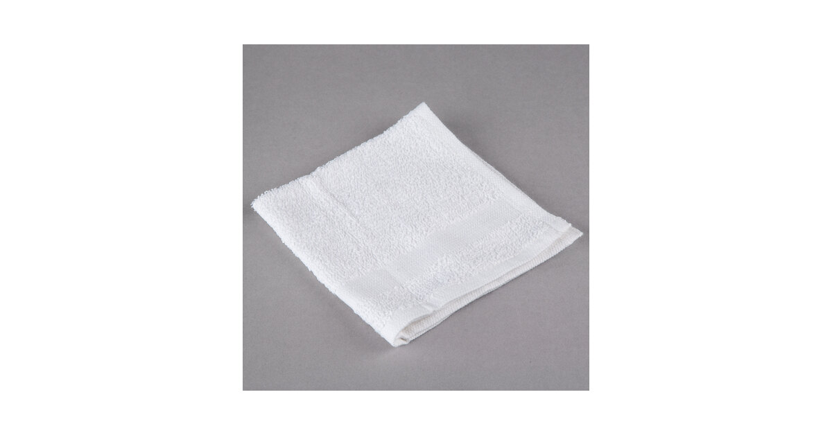 Ganesh Mills Part # M101 - Oxford Silver Collection Wash Cloth, 12
