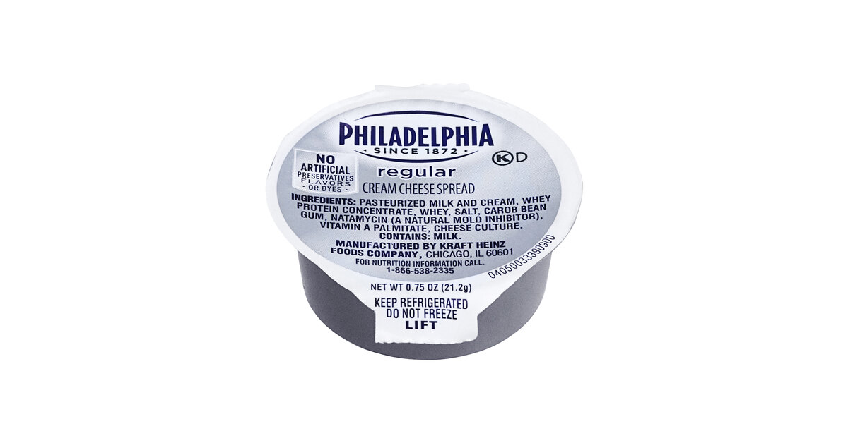 PHILADELPHIA Original Cream Cheese Spread, Cup (Pack Of