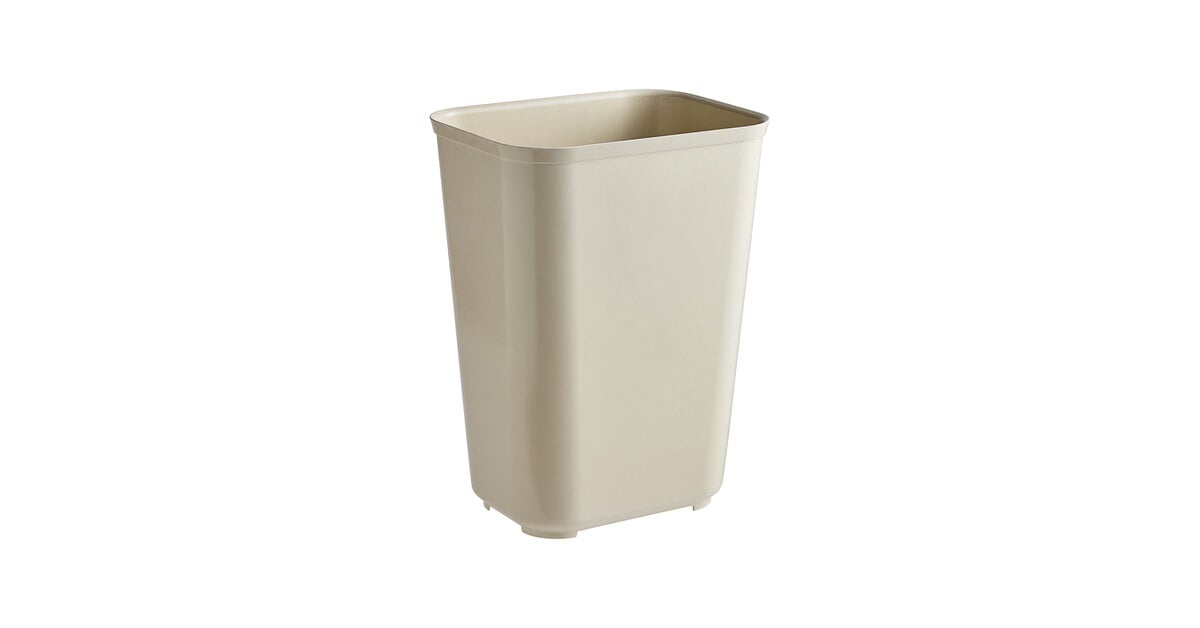 Rubbermaid® FG254400BEIG 40 Qt. / 10 Gallon Beige Rectangular Fire Rubbermaid® FG254400BEIG 40 Qt. / 10 Gallon Beige Rectangular Fire
