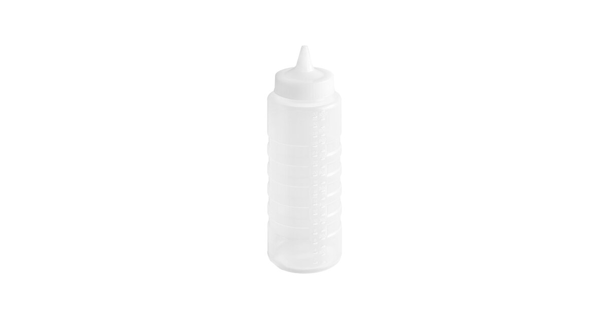 Vollrath 5132-13 Traex® 32 oz. Clear Single Tip Closeable Wide
