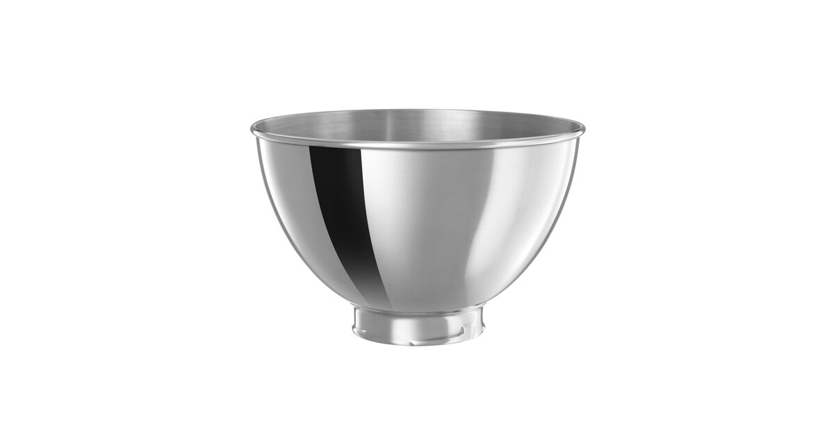 KitchenAid KB3SS Polished Stainless Steel 3 Qt. Mixing Bowl for