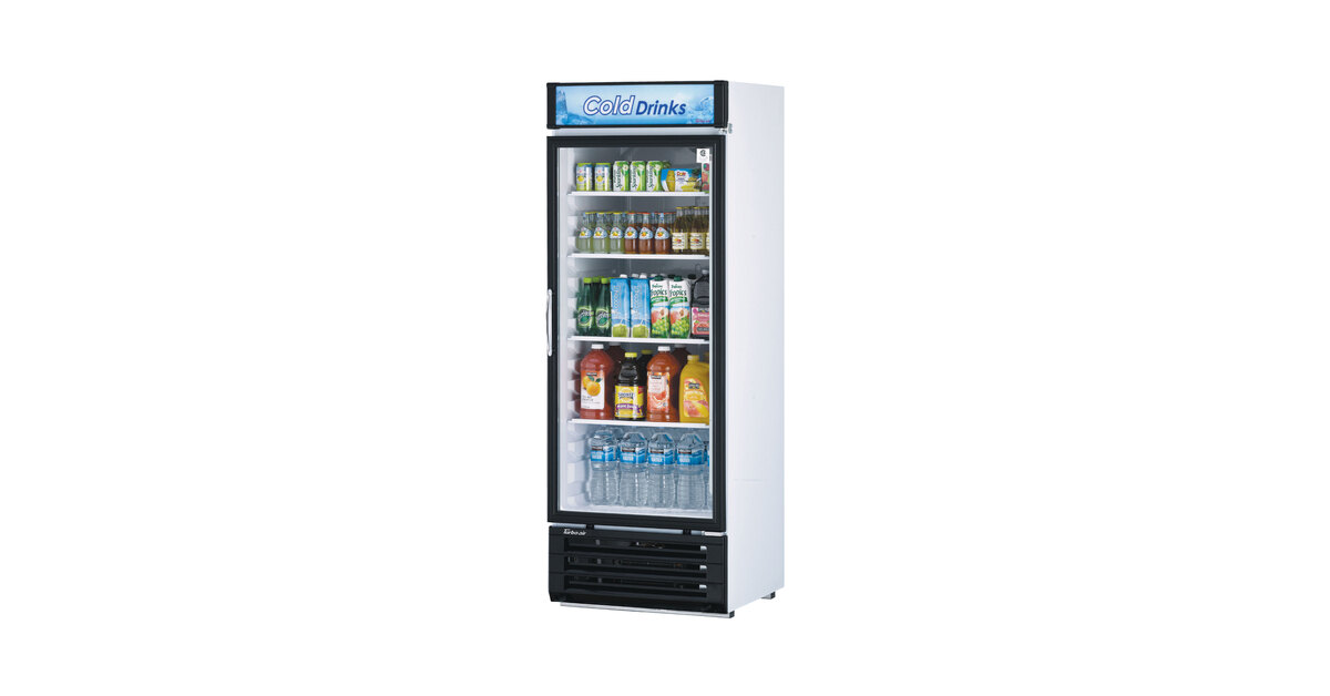 Turbo Air TGM-22RV-N6 White Refrigerated Glass Door Merchandiser