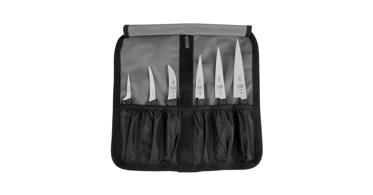 Mercer Culinary M12610 7-Piece Carving Knife Set, Black – JADA