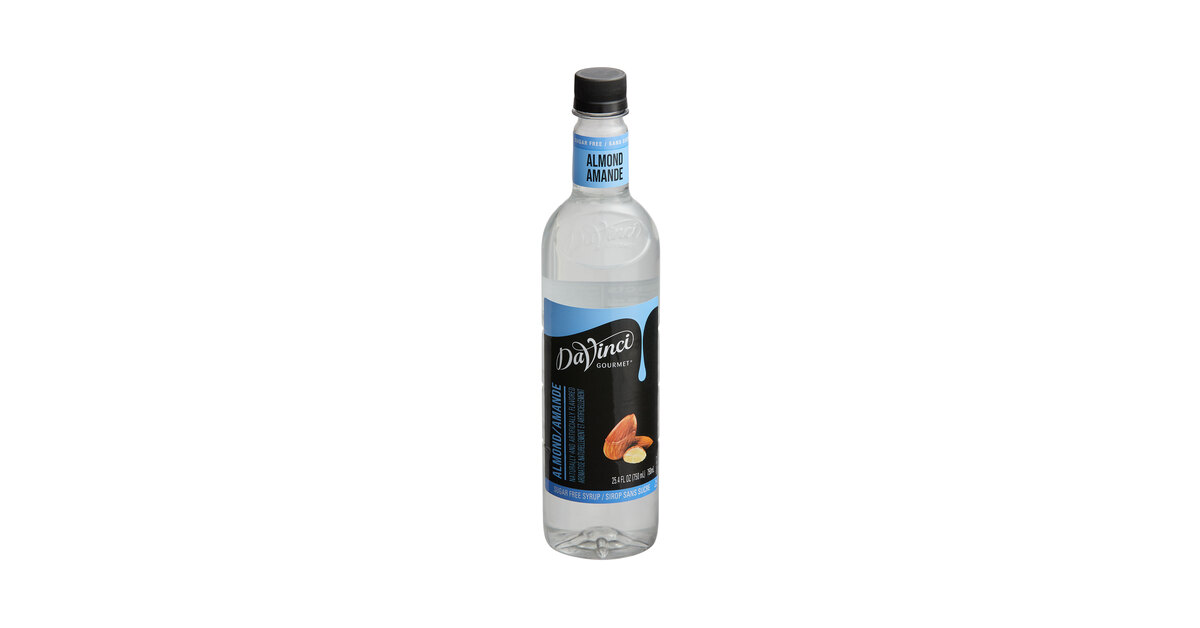 DaVinci Gourmet Sugar-Free Almond Flavoring Syrup 750 mL