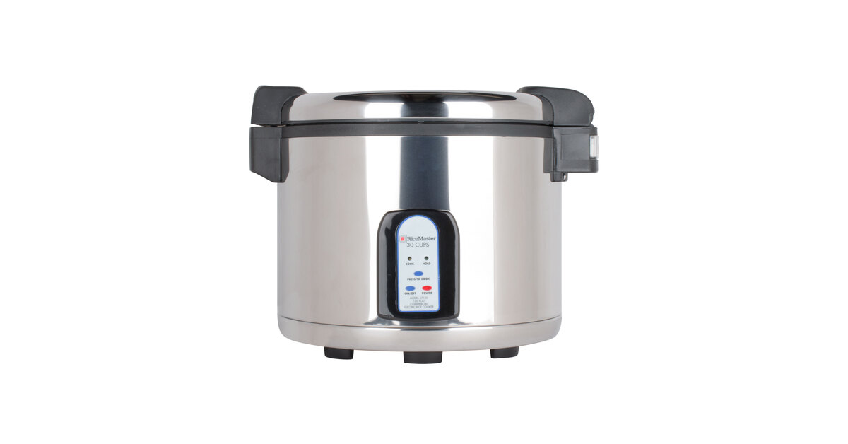 Town 57130 60 Cup (30 Cup Raw) Stainless Steel Electronic Rice