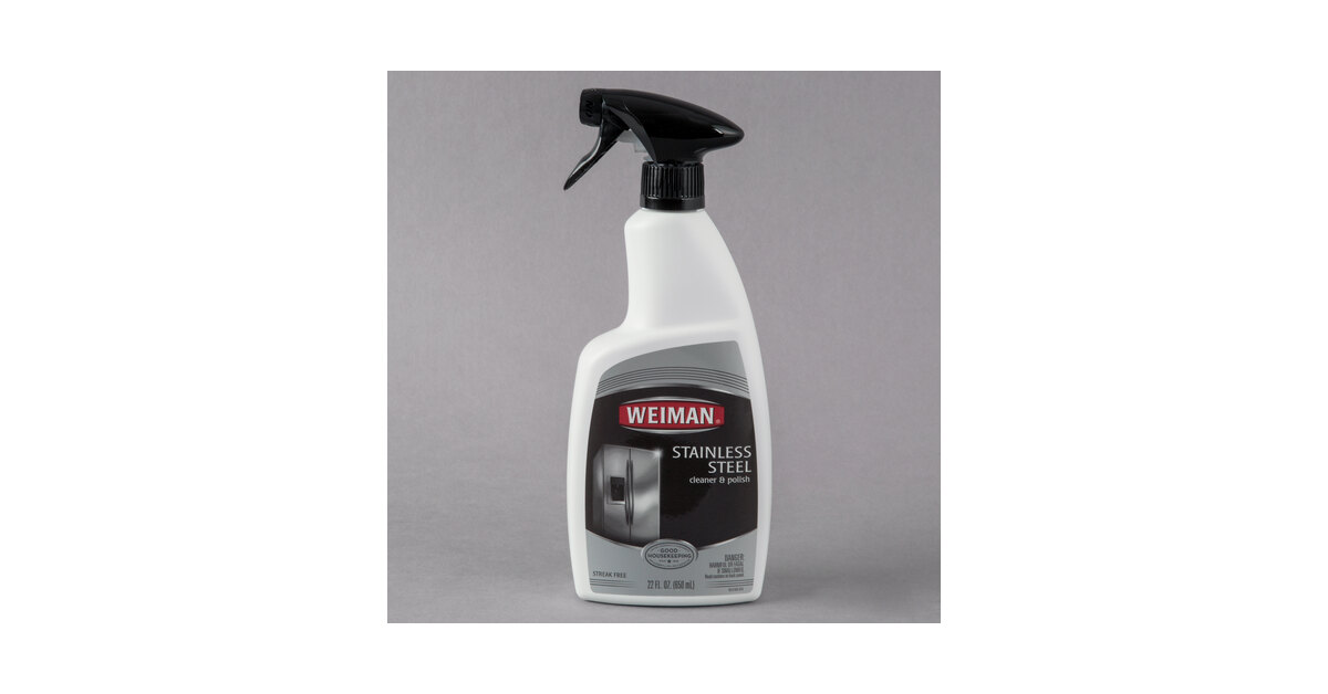 Weiman Stainless Steel Cleaner  22 oz. Weiman 108 Spray Stainless Steel  Cleaner & Polish