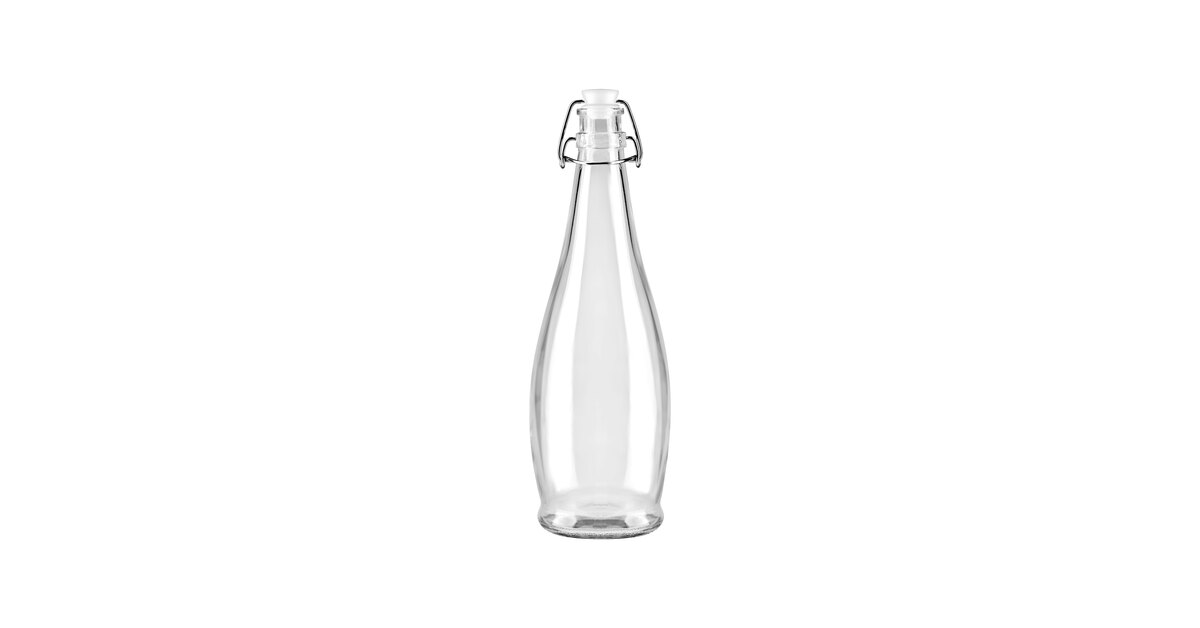 Libbey 109826 34.6 oz. Customizable Water Bottle with Clear Wire