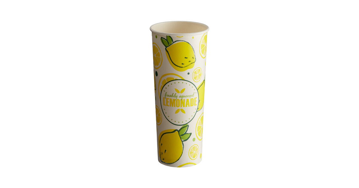 Paper Lemonade Cups Craft