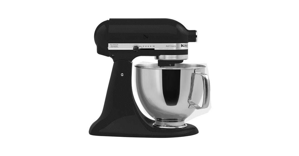 KitchenAid KSM150PSBK Artisan Series Imperial Black 5 Qt