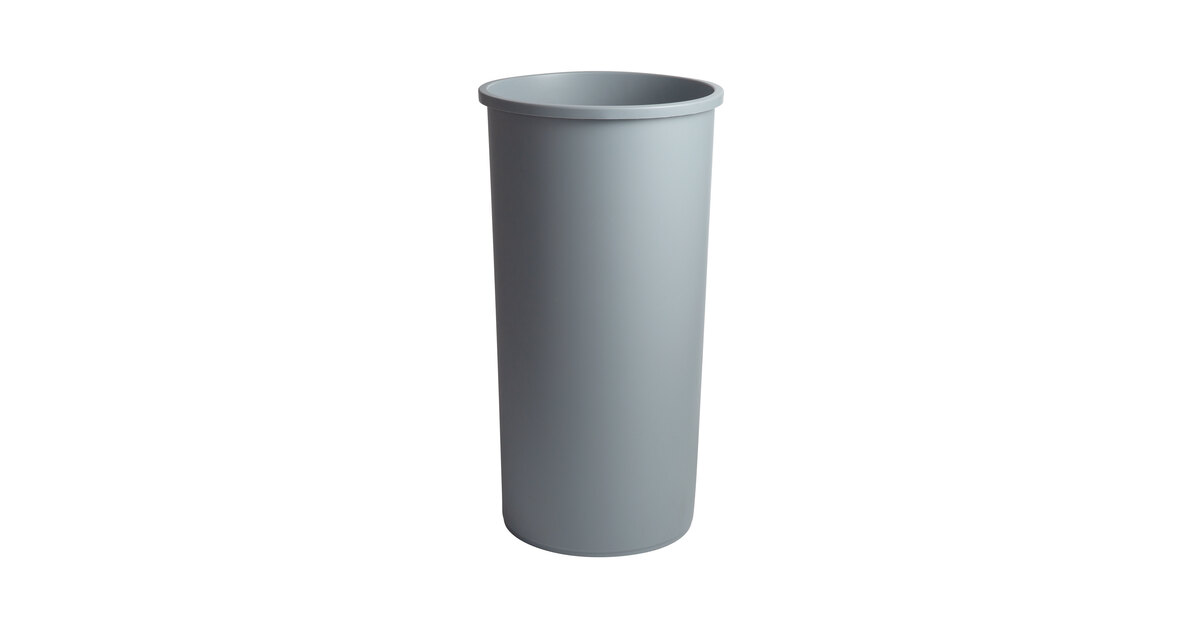 Rubbermaid® FG354600GRAY Untouchable 88 Qt. / 22 Gallon Gray Round